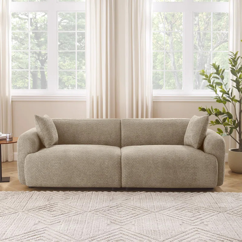 90'' Upholstered 3 Seats Sofa | Wayfair North America