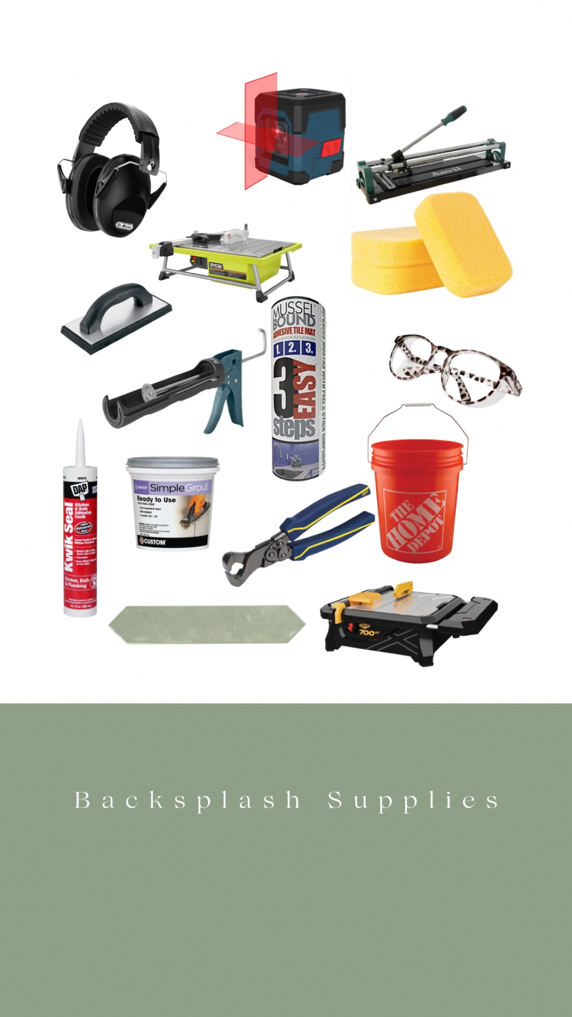 DIY Backsplash Supplies 

#LTKhome #LTKSeasonal #LTKunder100