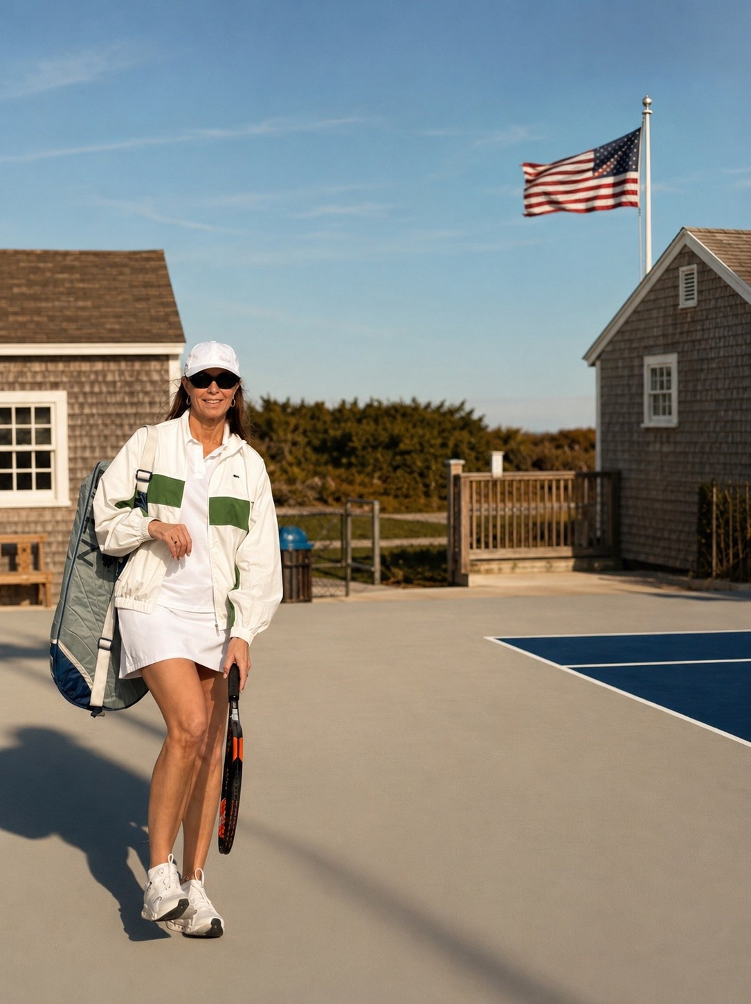 The perfect windbreaker tennis jacket in Cream & Green with a relaxed fit 🎾✨#tennis #tennisoutfit #tennisoutfits #ootd #chicathleticoutfits

#LTKfitnessgoals #LTKSeasonal #LTKootd
