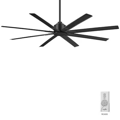 Minka Aire Xtreme H2O 65-in Black Indoor/Outdoor Ceiling Fan and Remote (8-Blade) | Lowe's