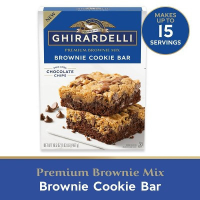 Ghirardelli Brownie Cookie Bar Mix - 16.5oz | Target