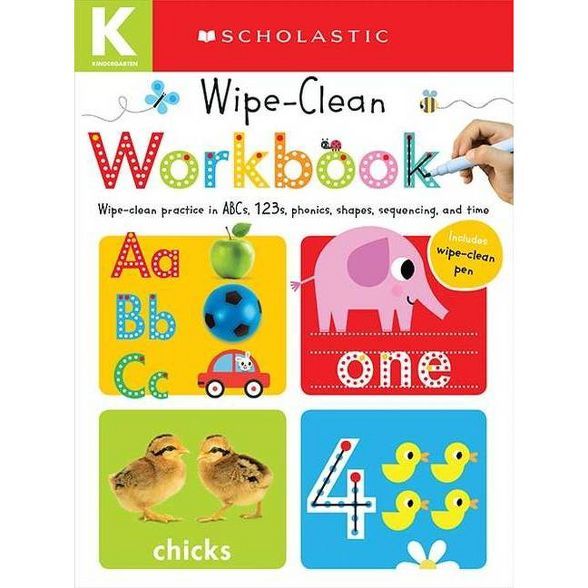 Wipe Clean Workbooks, Kindergarten ( Scholastic Early Learners) (Paperback) by   Scholastic Inc. | Target