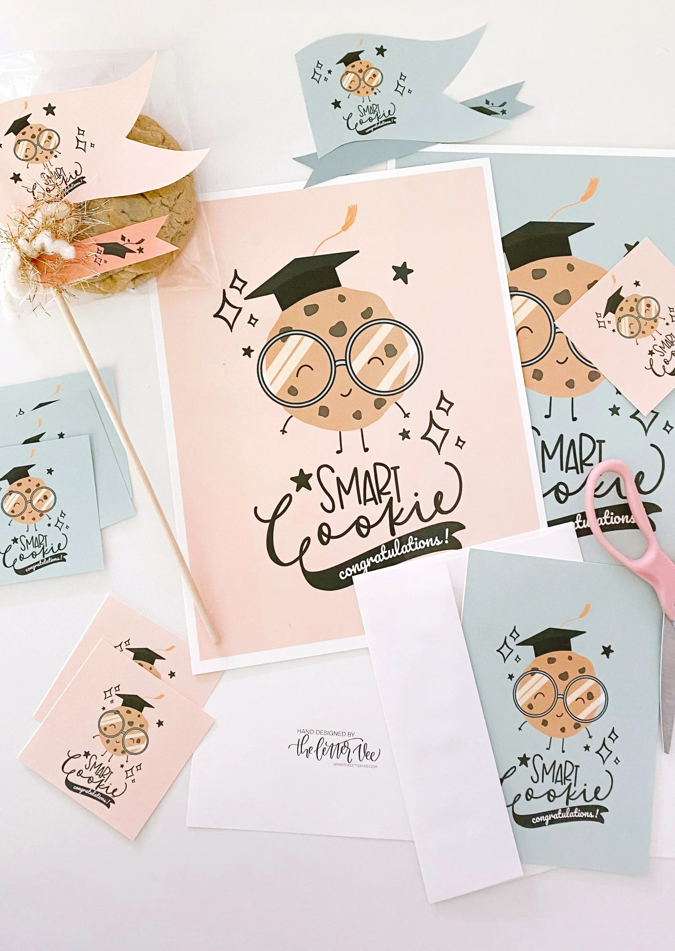 You're one smart cookie | Printable Bundle | The Letter Vee
