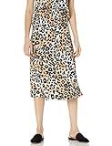 The Drop Women's Maya Silky Slip Skirt, Ivory/Praline Leopard, XXS | Amazon (US)