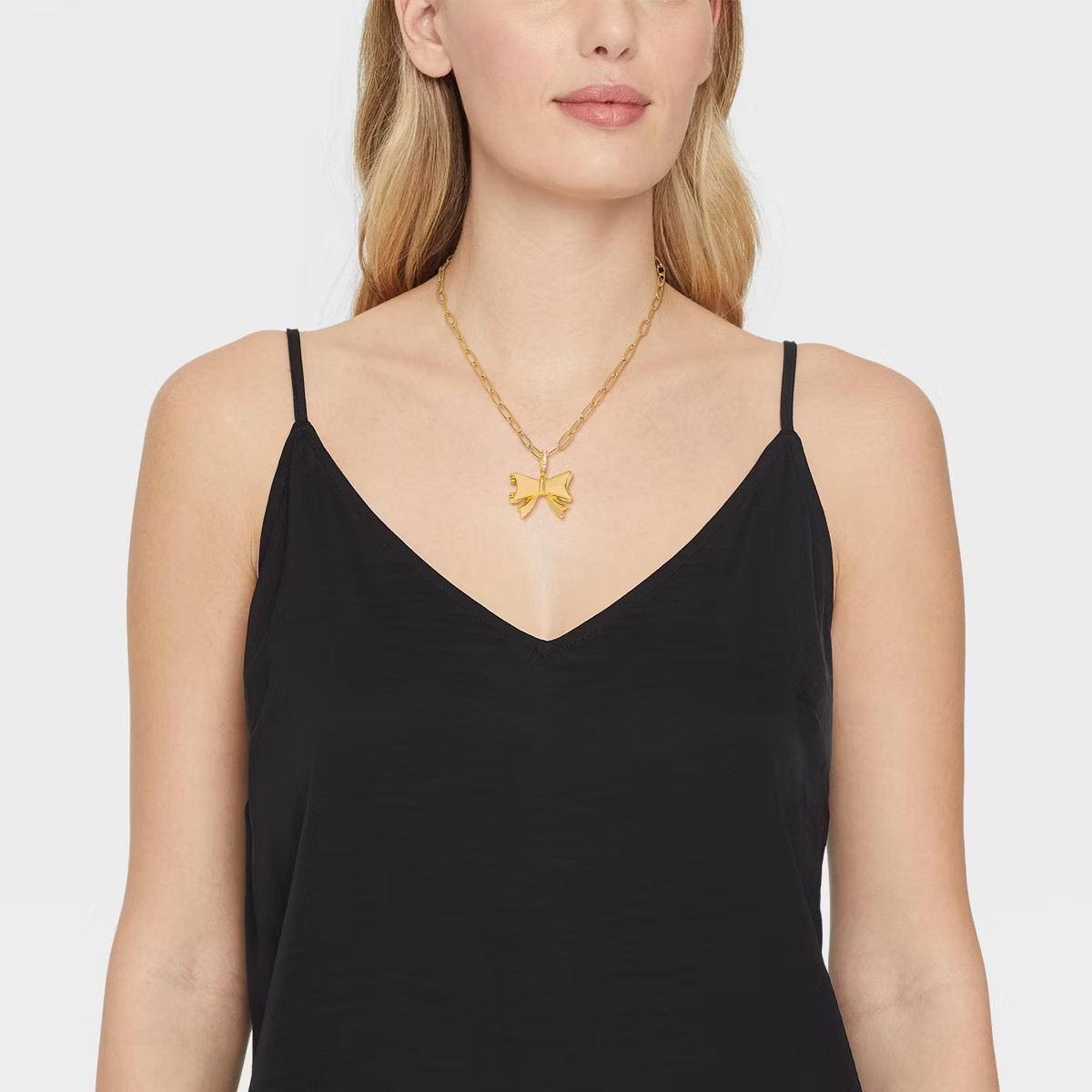 Bow Locket Necklace - A New Day™ Gold | Target