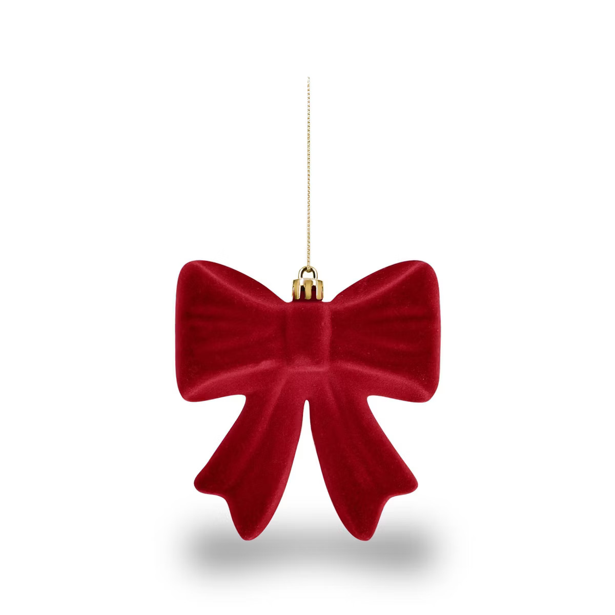 Flocked Ornaments Red Bow - Bullseye's Playground™ | Target