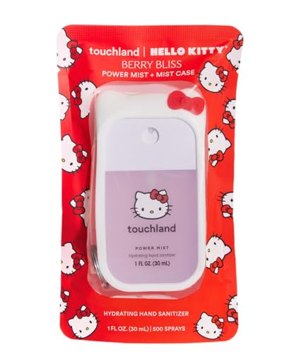 Touchland x Hello Kitty® Hand Sanitizer + Mist Case, Scented & Stylish Hydrating Sanitizer Spray Bundle, Travel Size, Dye Free | Amazon (US)