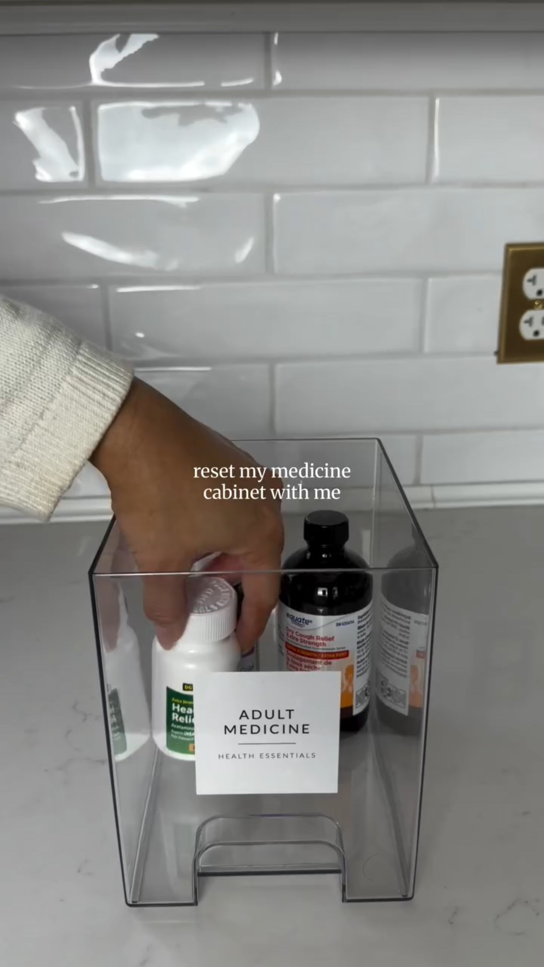 Comment MEDS and I’ll share everything I use.💊

Medicine cabinets get chaotic fast, especially in a small home.

This is how I keep ours organized so everything is easy to see, easy to grab, and nothing gets forgotten in the back.

Simple containers, clear categories, and systems that actually stay organized (even with kids).

#organizationtips #organizationideas #amazonhome 
.
.
.
medicine cabinet organization, bathroom organization ideas, amazon finds, small space solutions, home organization, clutter free home, bathroom storage ideas, organizing essentials, small home must haves, amazon home finds