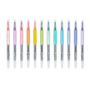 Rainbow and Black Dual-Ink Dual-Tip Highlighter Pens 12-Pack | Erin Condren | Erin Condren