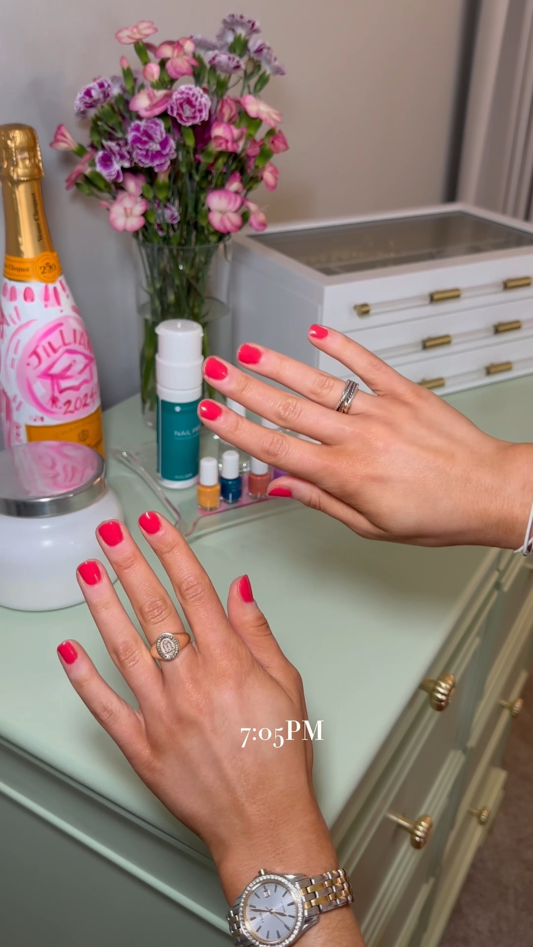 Quickest manicure ever! 💅🏼 I have been wanting to try Dazzle Dry for the longest time, and I finally gave it a go!! 
Why I love it: 
- Dries in 5 mins 
- lasts 7+ days 
- soak-free removal 

This was the easiest manicure I have ever given myself & it was so convenient!! I can’t wait to order a few neutral colors 😍

#LTKFindsUnder100 #LTKBeauty #LTKFindsUnder50