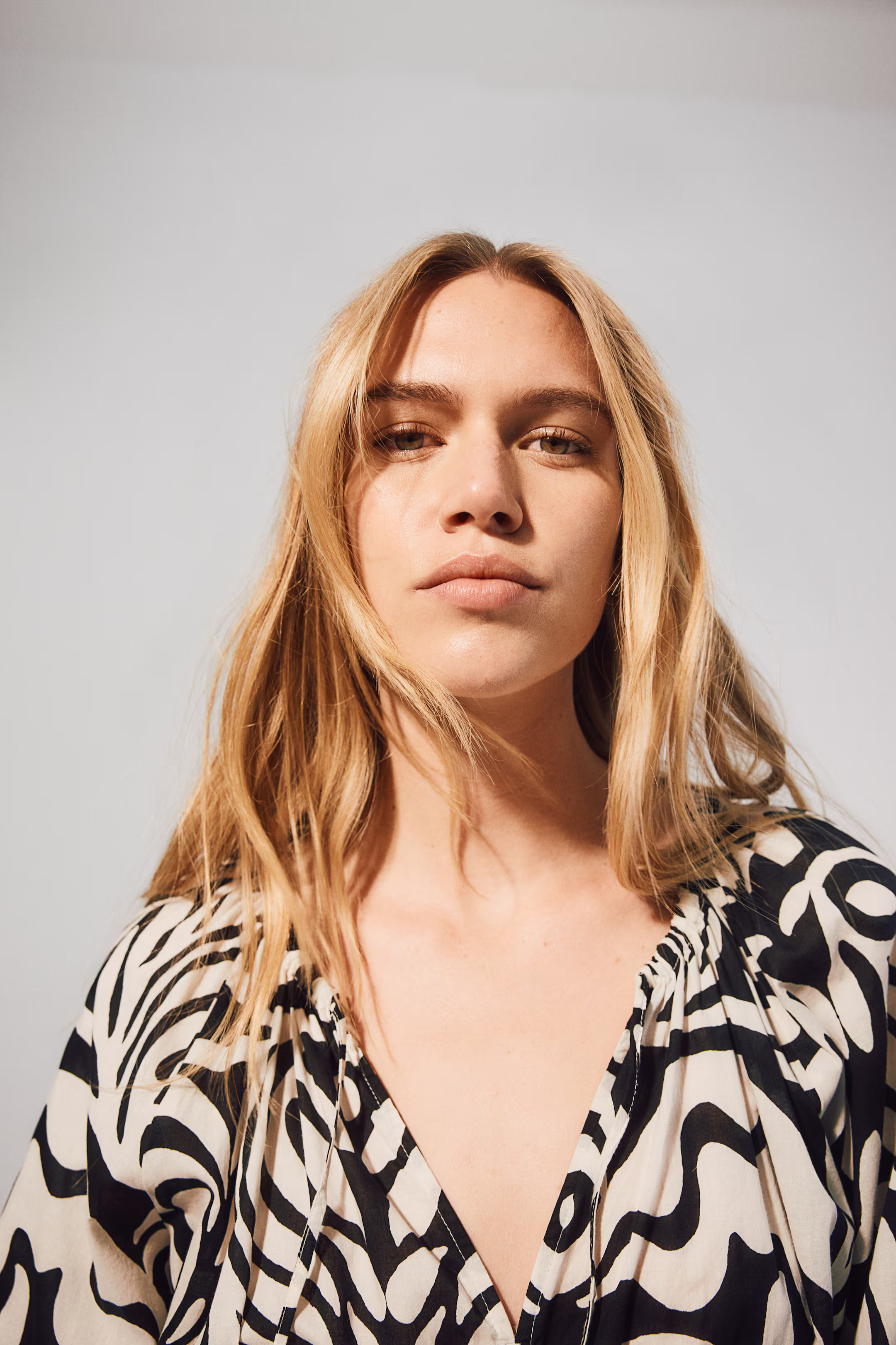 Balloon-sleeved Cotton Dress | H&M (US + CA)