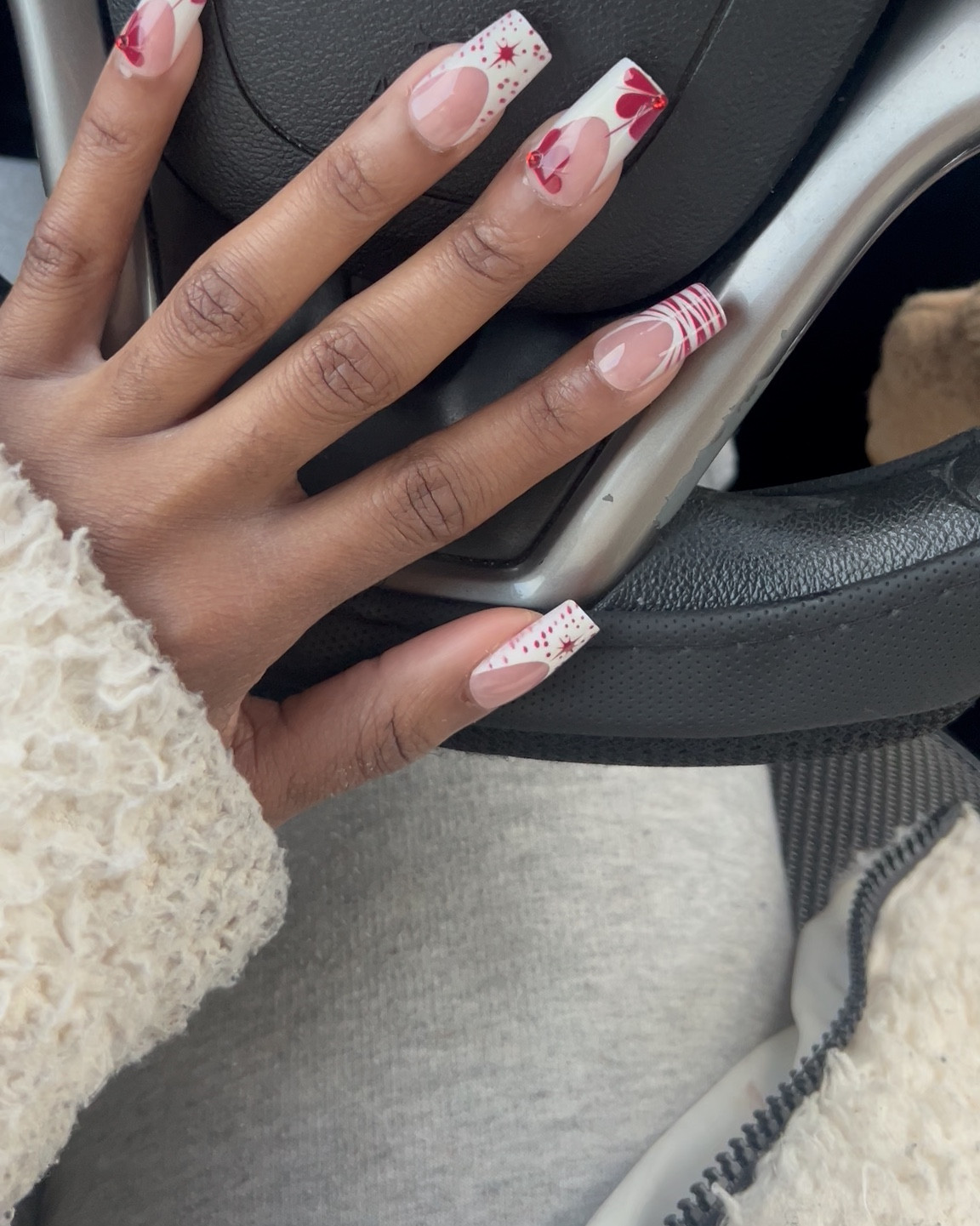 Classic French, reimagined.
Red tips with delicate heart art for a romantic, statement manicure ❤️

Nail inspo + shape details linked in LTK.
#pressons 
#pressonnails #shein

#LTKdayinmylife #LTKU #LTKselfcare