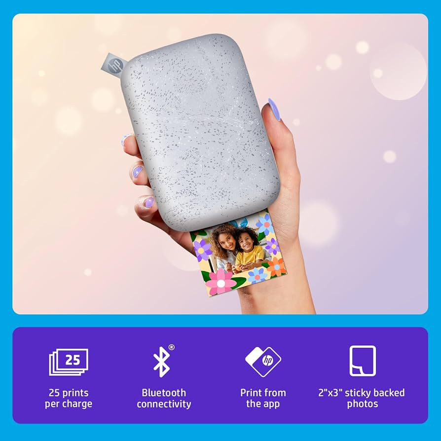 HP Sprocket Portable Photo Printer (2nd Edition) \u2013 Instantly print 2x3" sticky-backed photos... | Amazon (US)