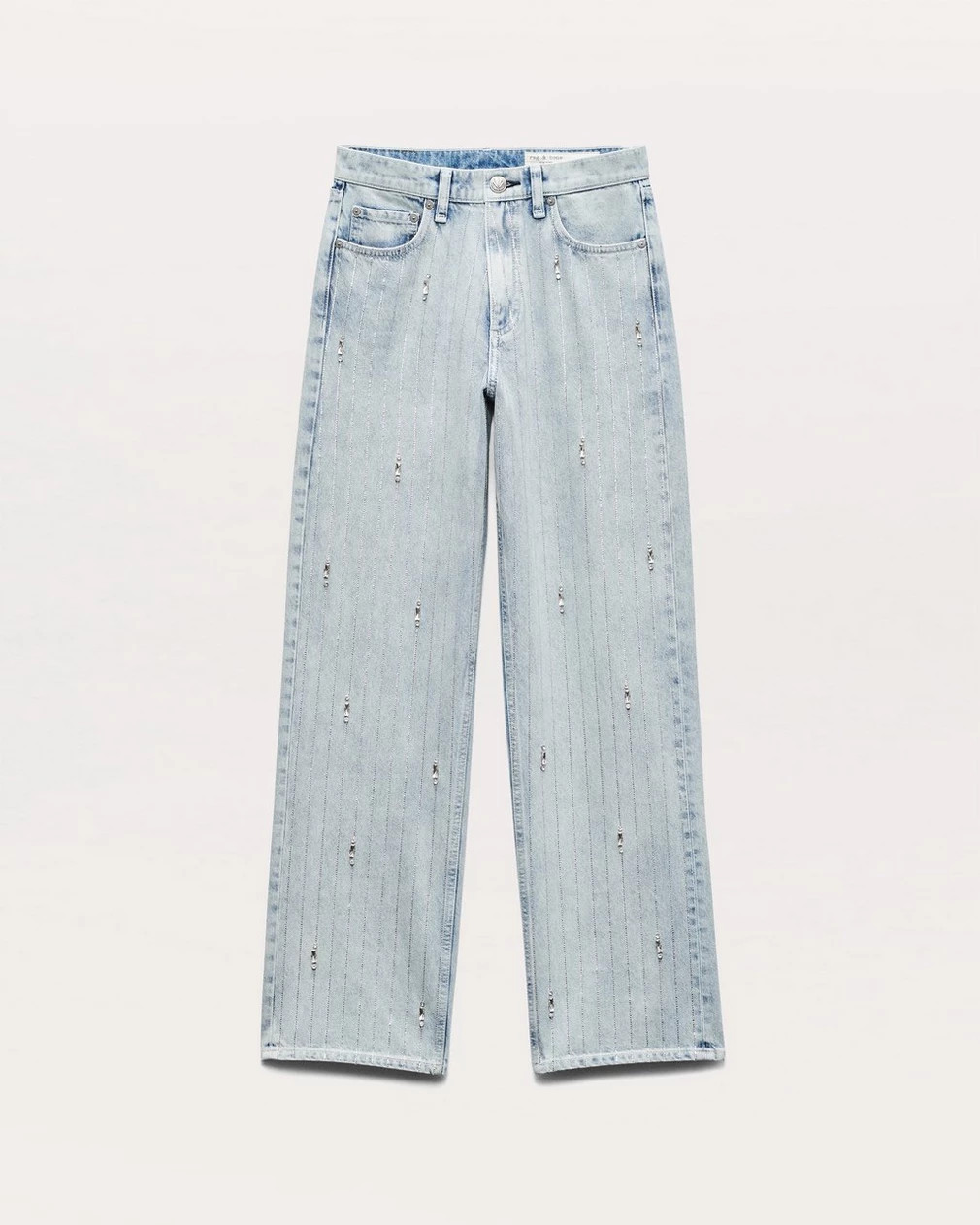 Buy Shea Embellished Relaxed Straight Jeans for USD 240.00 | rag & bone | rag & bone