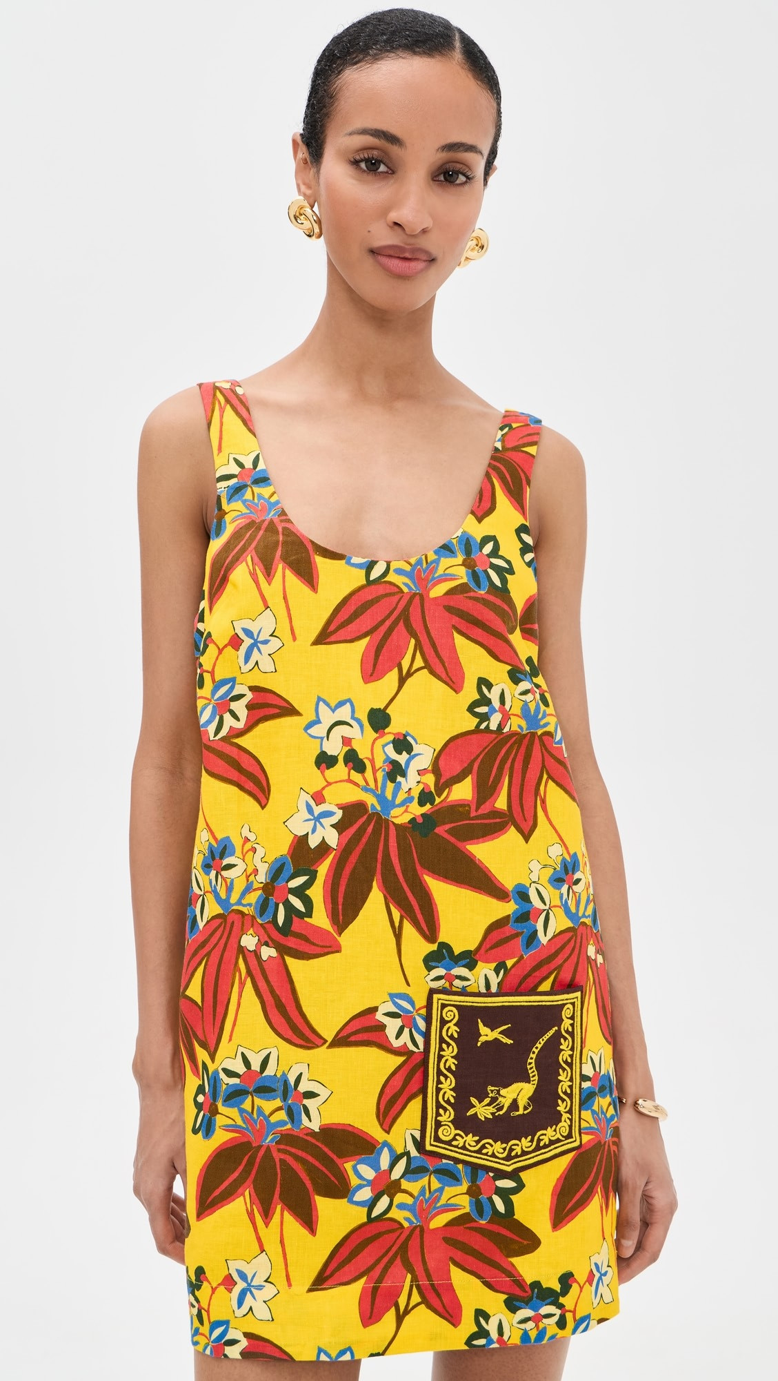 Leo Embroidered Mini Dress | Shopbop