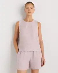 100% European Linen Tank | Quince
