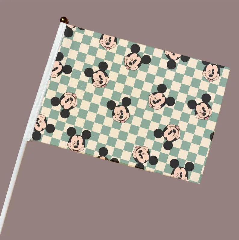 Mini Stroller Flag With Clip | Checkered Mouse | Theme Park Stroller SINGLE SIDED - Etsy | Etsy (Global)
