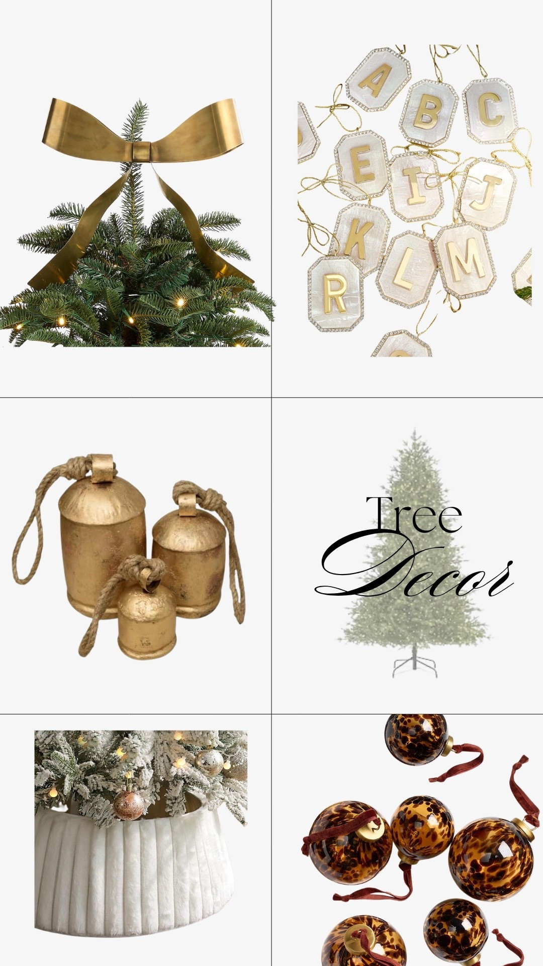 Tree-goals for this year: a statement topper, personalized ornaments and a twinkle light tree. 

Top pick: a statement bow (hello 2025 topper trend)
Personalized ornaments that tell your story
On-trend palette (neutrals + metallics / jewel tones / monochrome)

Tap to shop each piece + save for your 2025 tree inspo!



#HolidayDecor #ChristmasTree #OrnamentLove #christmas #christmastree
