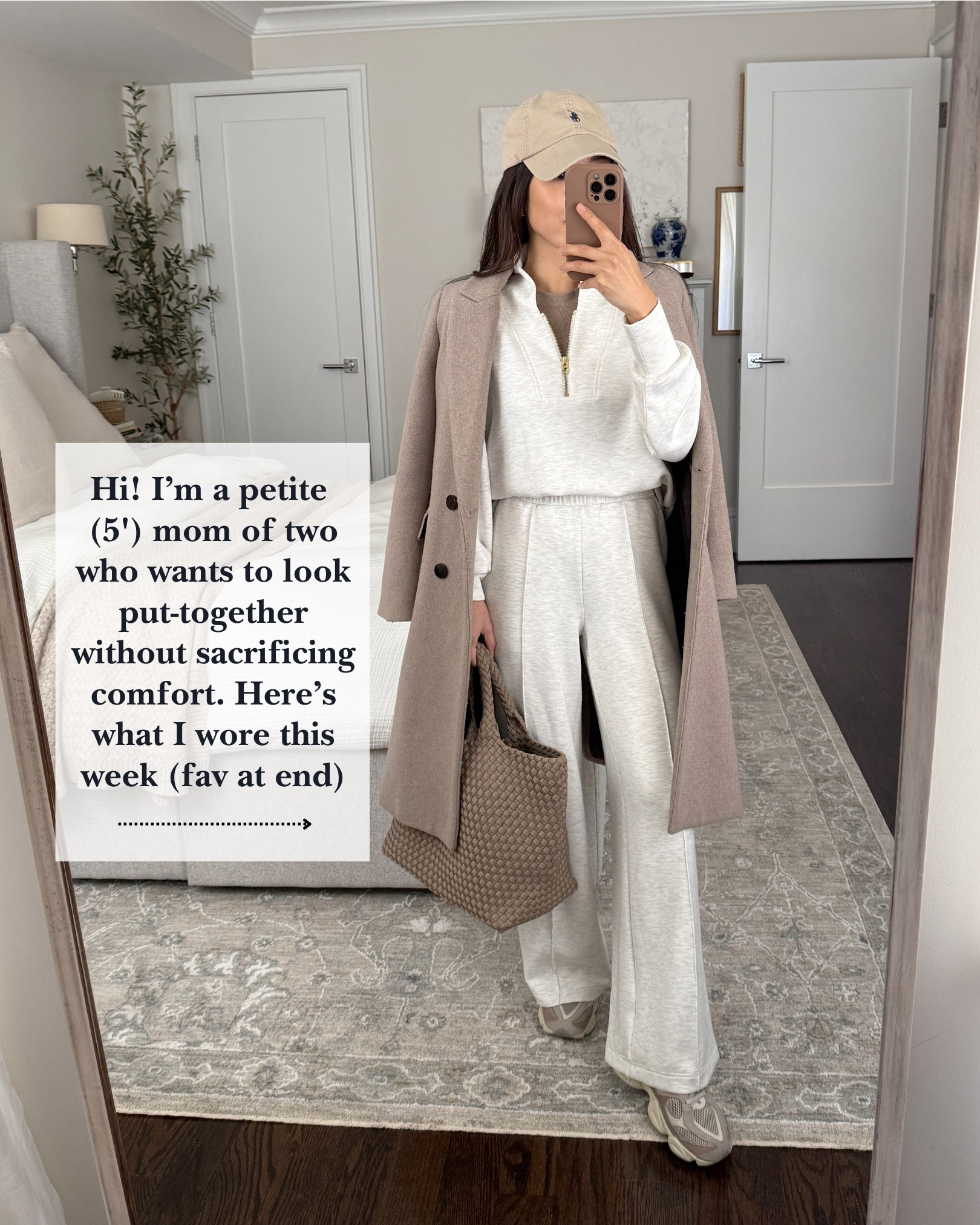 Outfits of the week:

1. Varley double soft set 28" pants finally restocked! I wear them pulled up higher at the waist. XXS in both. New Balance kids sneakers a kids 4 = womens 6, old Mango coat

2. Rag & Bone Miramar Andi crop jeans 23 (Size down) 26.5" inseam DO NOT machine dry these if you dont want length to shrink. Steve madden boots 5.5, Alice walk coat XS

3. Tuckernuck feather dress XXS hemmed shorter, has pockets! Schutz platform sandals 5.5

4. Blondo waterproof boots 5.5, aritzia coat, abercrombie jeans 24 short, Cafune bag

5. Varley set again with amazon Ugg look for less booties size 5.5 TTS

6. Steve madden dusty boots 5.5  Aritzia fair isle sweater XXS longer length, abercrombie jeans

7. Sezane lace sweater (no longer available in the US, europe only), Aritzia pants 2XS Short, old Zara jewel shoes , CEline bag

holiday outfits, daily mom style inspo, petite looks  

 

#LTKHoliday #LTKPetite #LTKmomlife