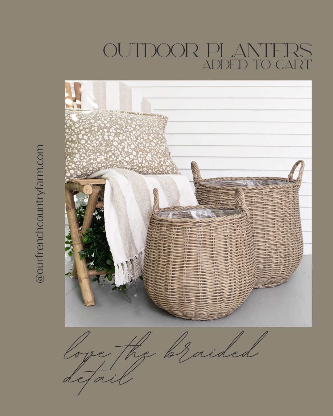Can’t wait for these outdoor baskets to arrive!  Linking these and some other favorite decor items!

#LTKHome #LTKSaleAlert #LTKSpringSale