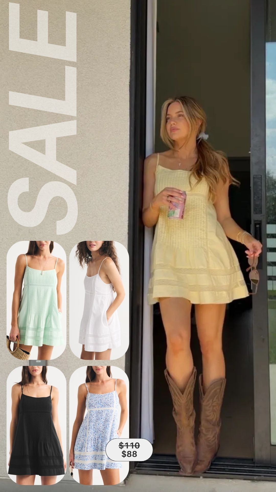 last day to get up to 20% off almost everything from abercrombie 💛 use code SHORTSAF for an extra 15% off

sale alert, watchnow, new arrivals, finds under 100, mini dress, michele jaliene 

 #LTKSeasonal #LTKSaleAlert #LTKPetite