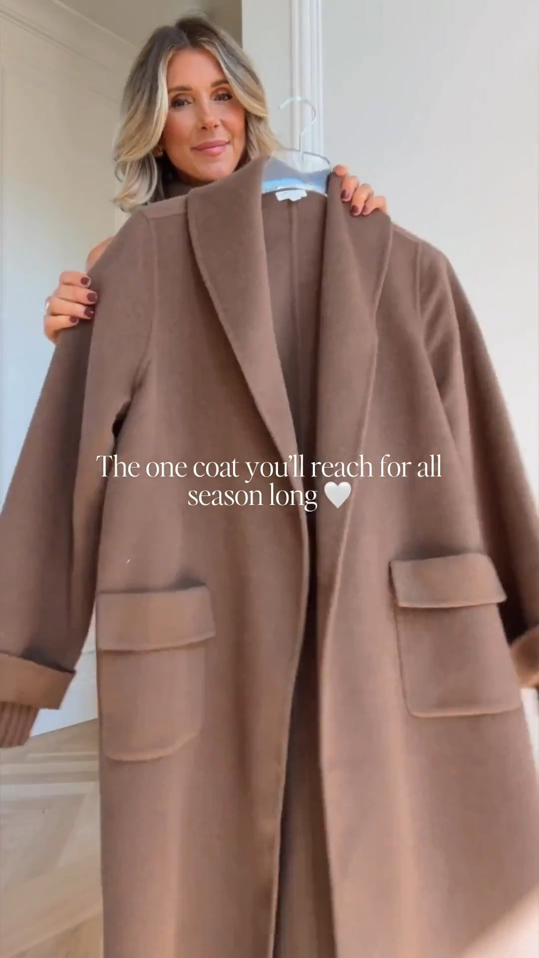 The one coat you’ll reach for all season long. I'm wearing size small and I'm 5'7 for reference.


#LTKStyleTip #LTKSeasonal