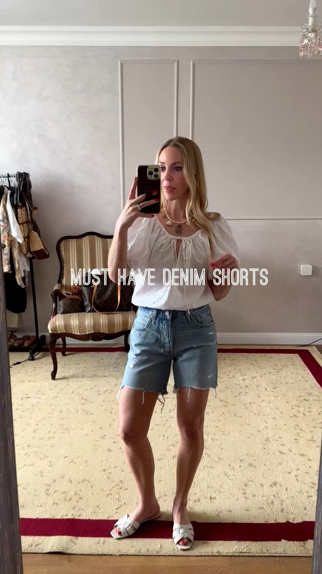 These denim shorts from @levi are a must have - so flattering and have that vintage vibe. Loving this new wash!

#LTKSaleAlert #LTKOver40 #LTKSeasonal