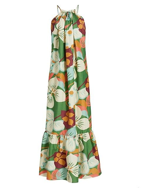 Dulina Strappy Linen Maxi Dress | Saks Fifth Avenue