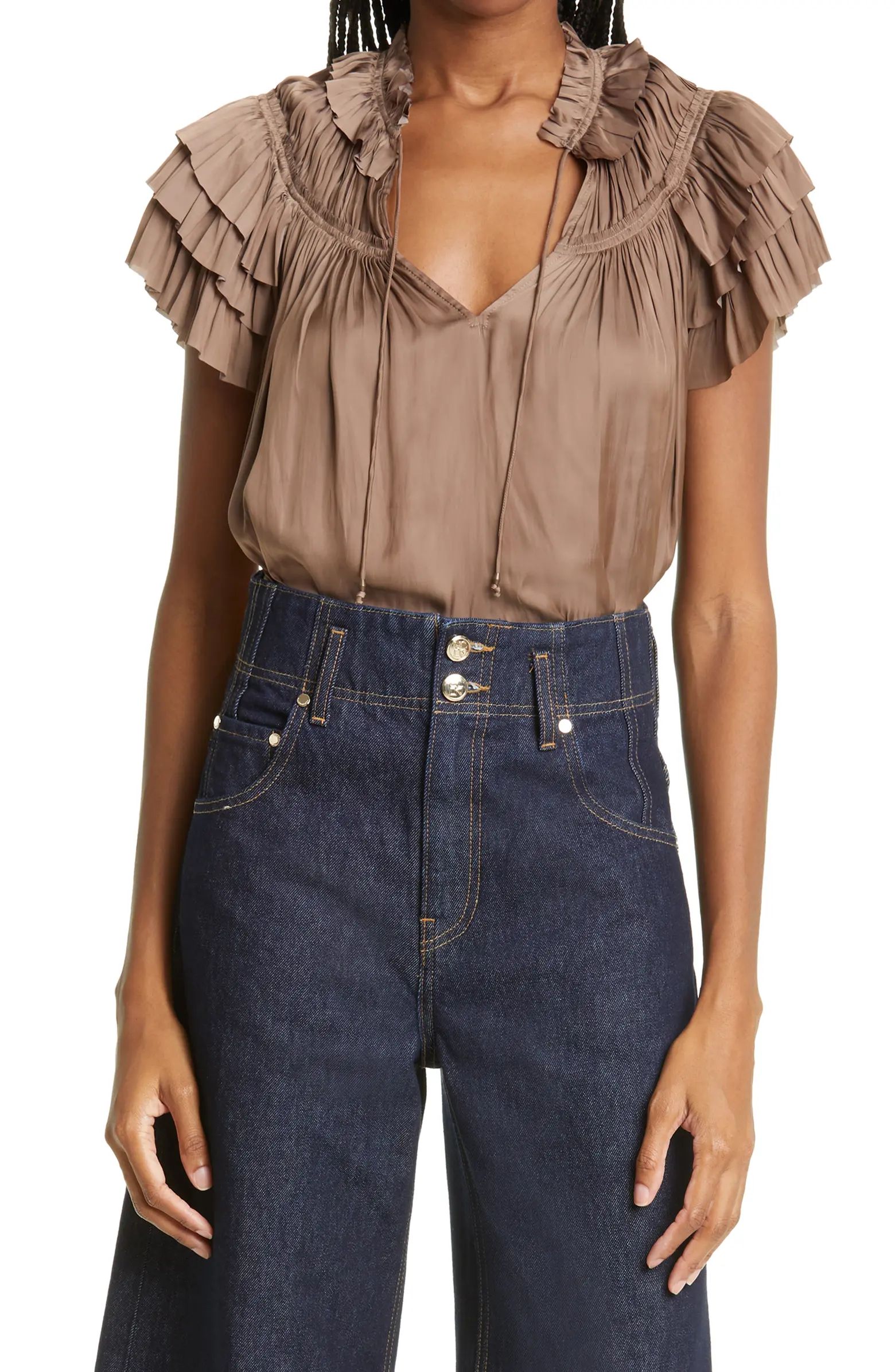 Liv Tiered Sleeve Blouse | Nordstrom