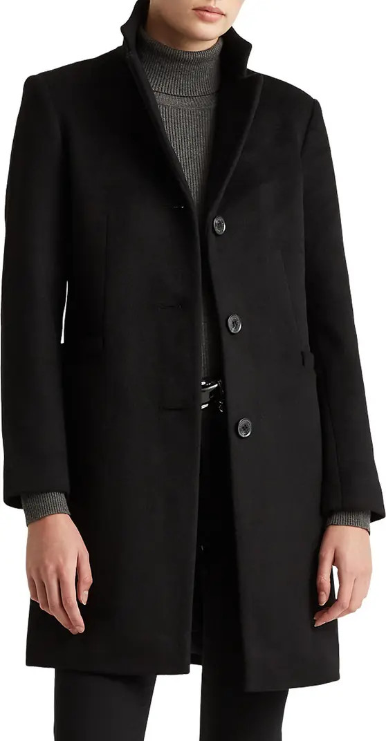 Lauren Ralph Lauren Reefer Wool Blend Coat | Nordstrom | Nordstrom
