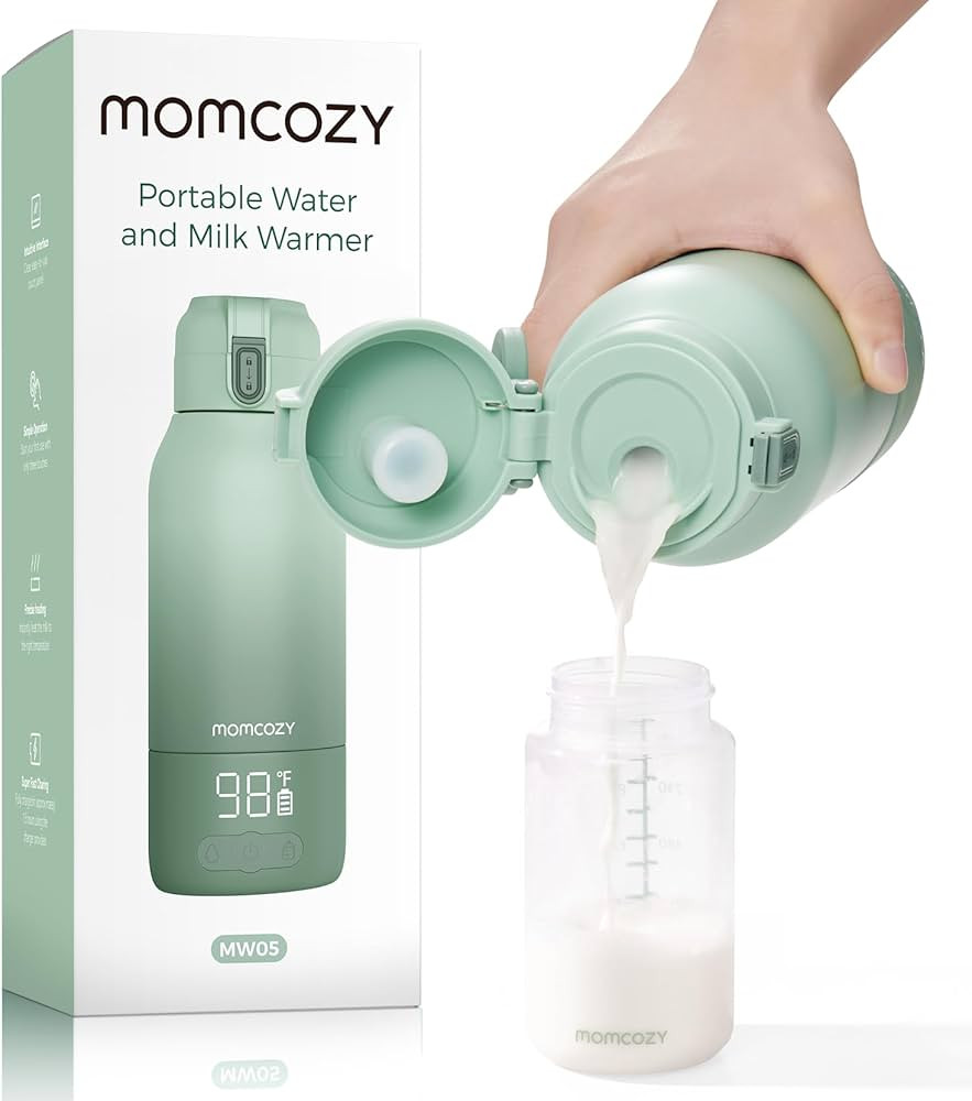 Momcozy Portable Milk Warmer for Travel – Dual Heating Modes for Breast Milk & Water, Portable ... | Amazon (US)