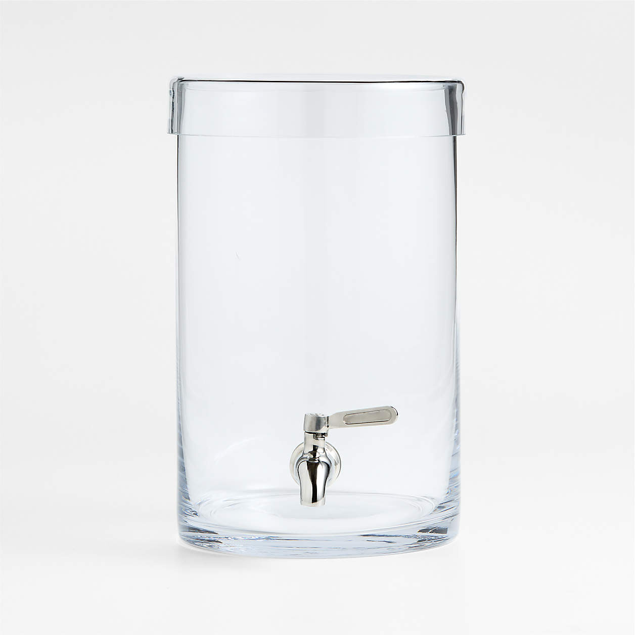 Glass Drink Dispenser + Reviews | Crate & Barrel | Crate & Barrel