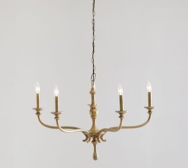 Lockhart Forged Iron Chandelier | Pottery Barn (US)