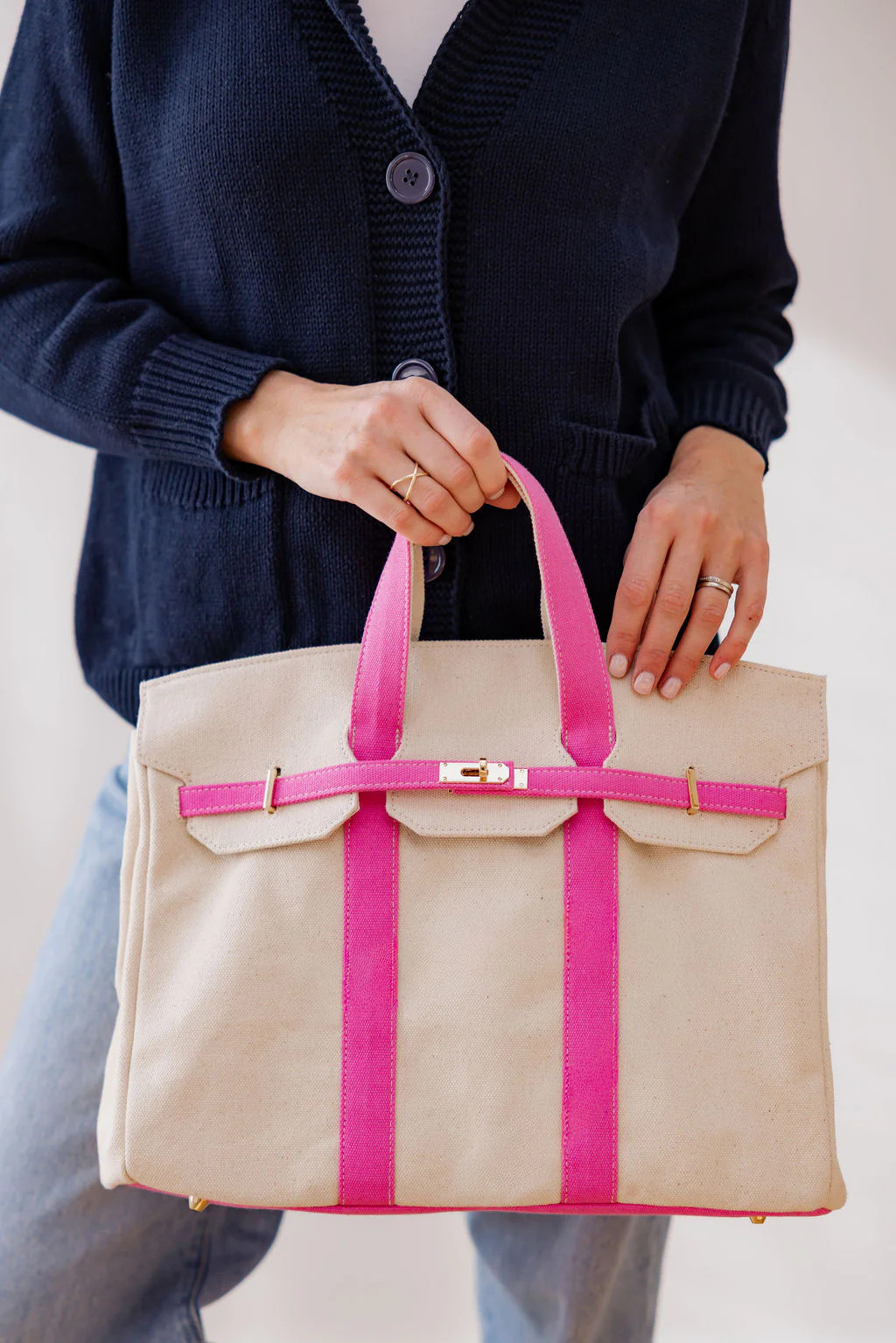 Preppy Boat Tote | Pearls & Camo