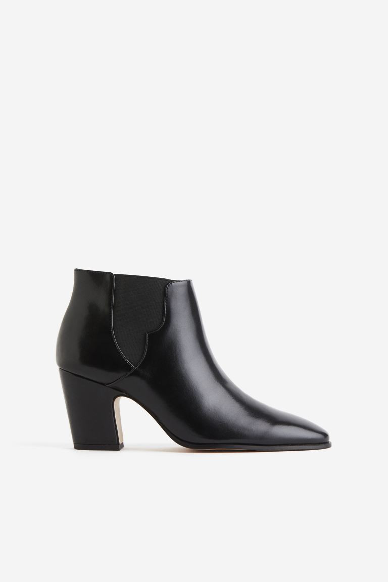 Heeled boots - Black - Ladies | H&M GB | H&M (UK, MY, IN, SG, PH, TW, HK)