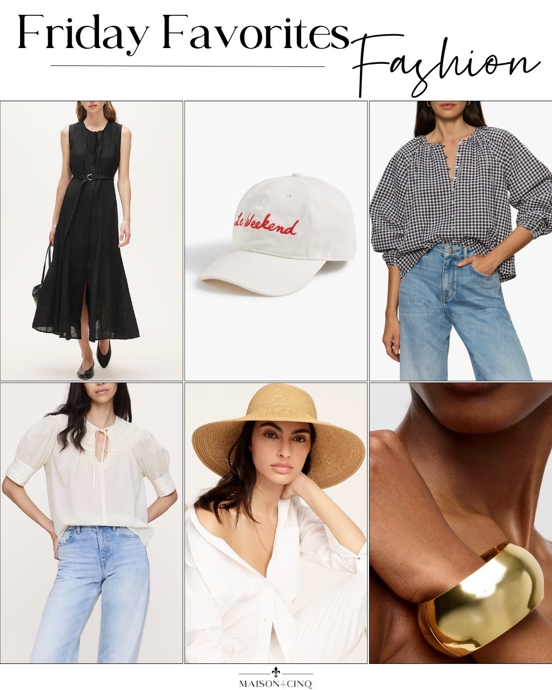 This week on Friday Favorites we’re sharing pretty spring tops and blouses, my fave sunhat 50% off, the prettiest linen dress, and more!

Spring outfit, spring dress, spring fashion, Easter dress, beach vacation outfit 

#LTKSeasonal #LTKOver40