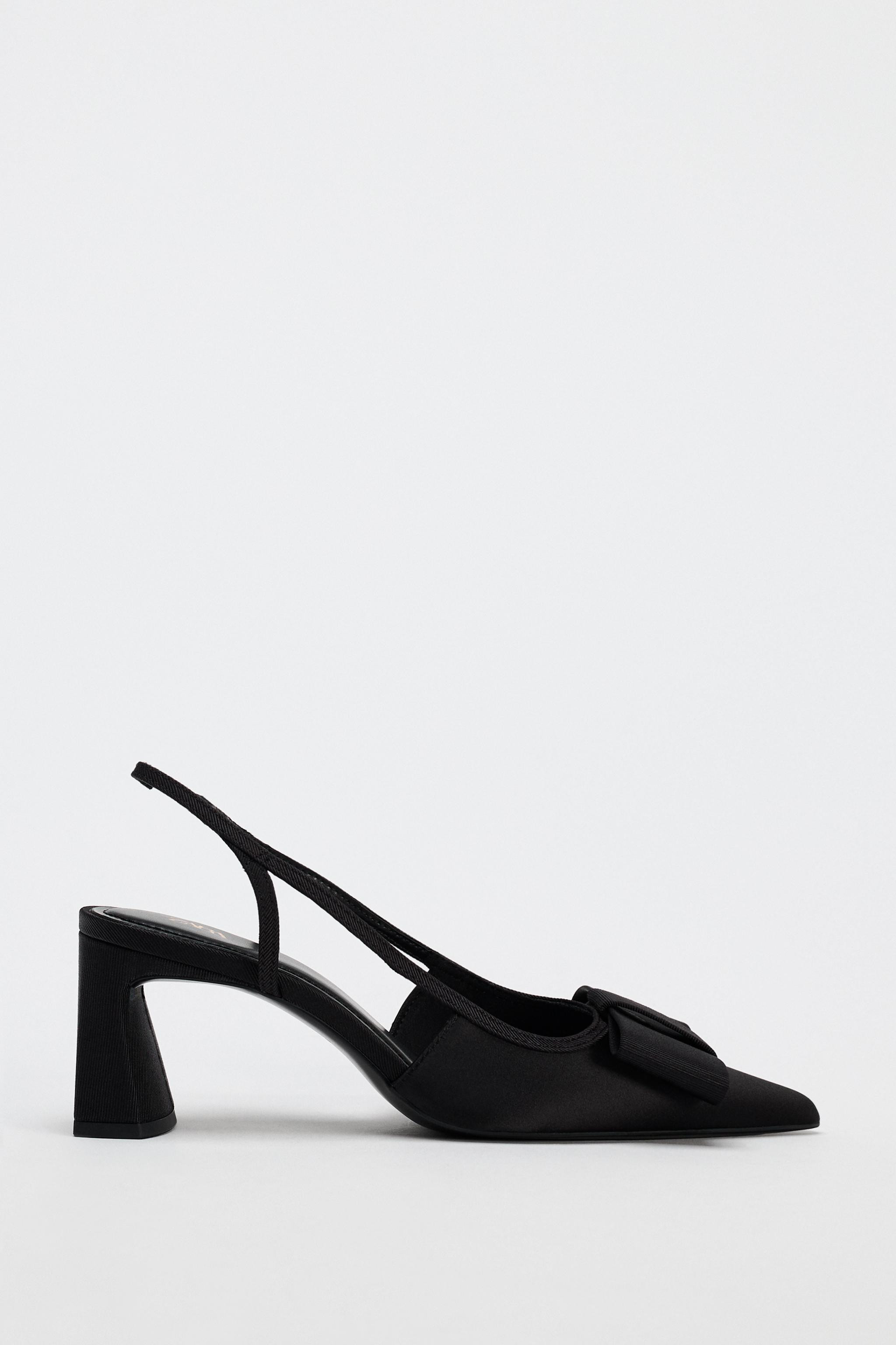 SLINGBACK HEELS WITH BOW | Zara US