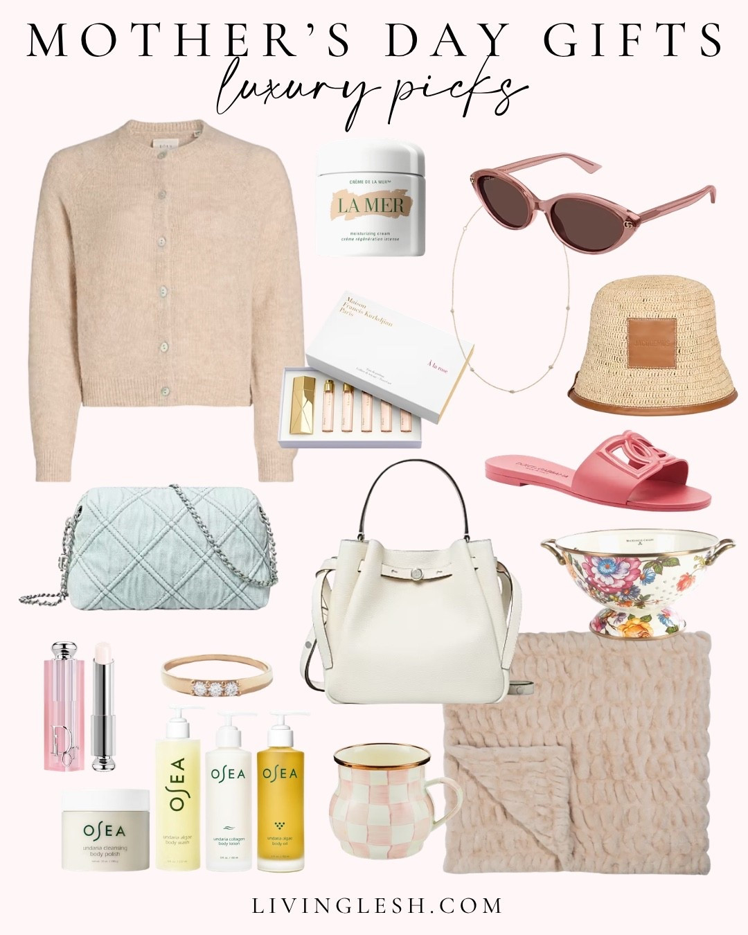 Mother’s Day | Mother’s Day gifts | gifts for mom | gifts for women | gifts for girls | gifts under 50 | gifts for her | luxury gifts | luxury items | designer gifts | handbag | sunglassess

#LTKSeasonal #LTKBeauty #LTKOver40