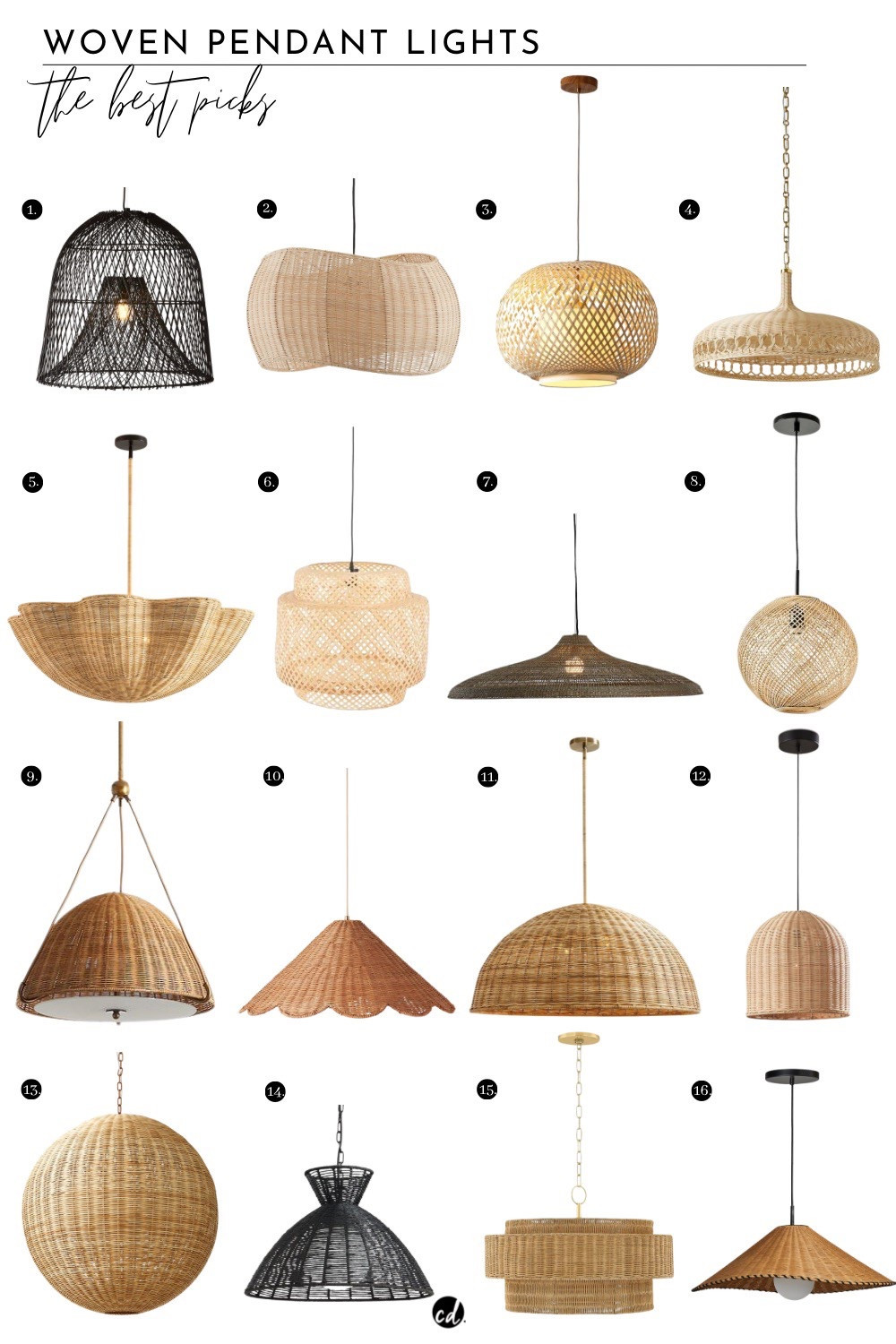 Woven Pendant Lights - The Best Picks 

#LTKHome