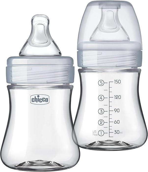 Chicco Duo 5oz. Hybrid Baby Bottle with Invinci-Glass Inside and Plastic Outside | Dishwasher, Bo... | Amazon (US)