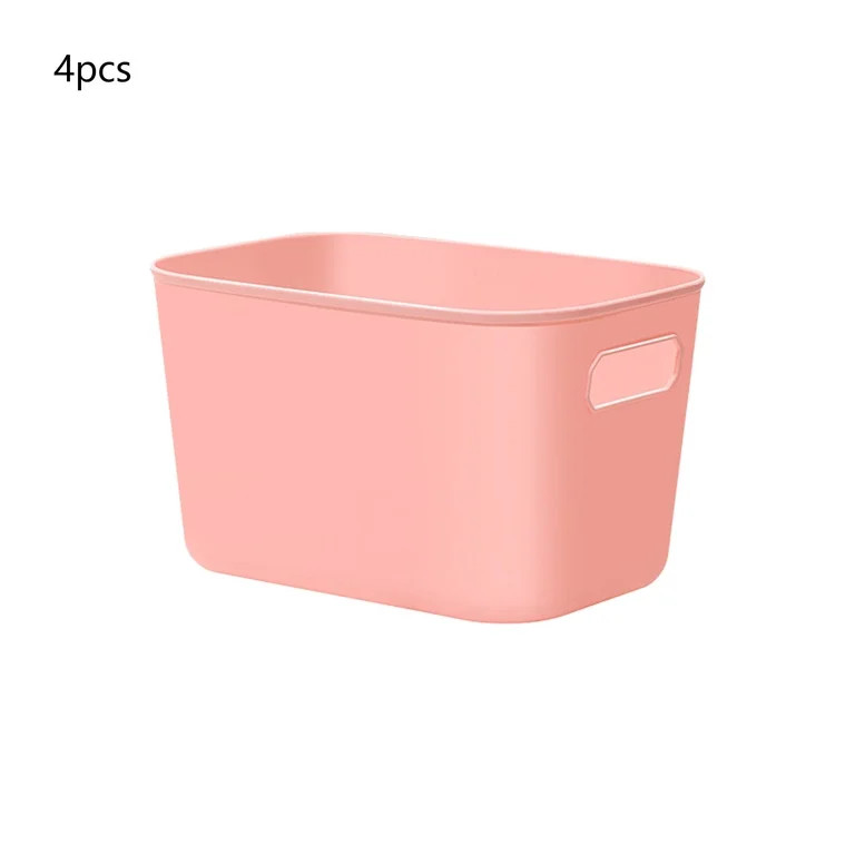 OutmaxHome 4 Pcs Plastic Bins Bulk for Classroom Organization Small Stackable Book Bins Toy Organ... | Walmart (US)