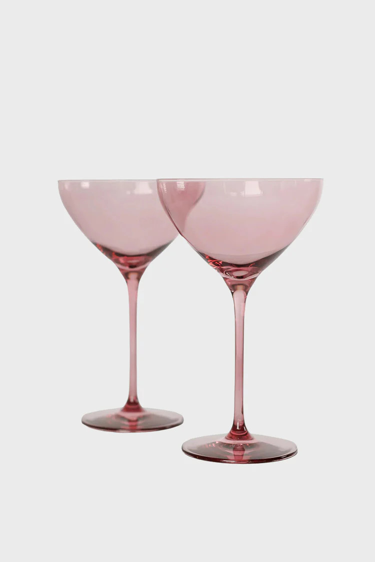 Rose Martini Glass Set of 2 | Tuckernuck (US)