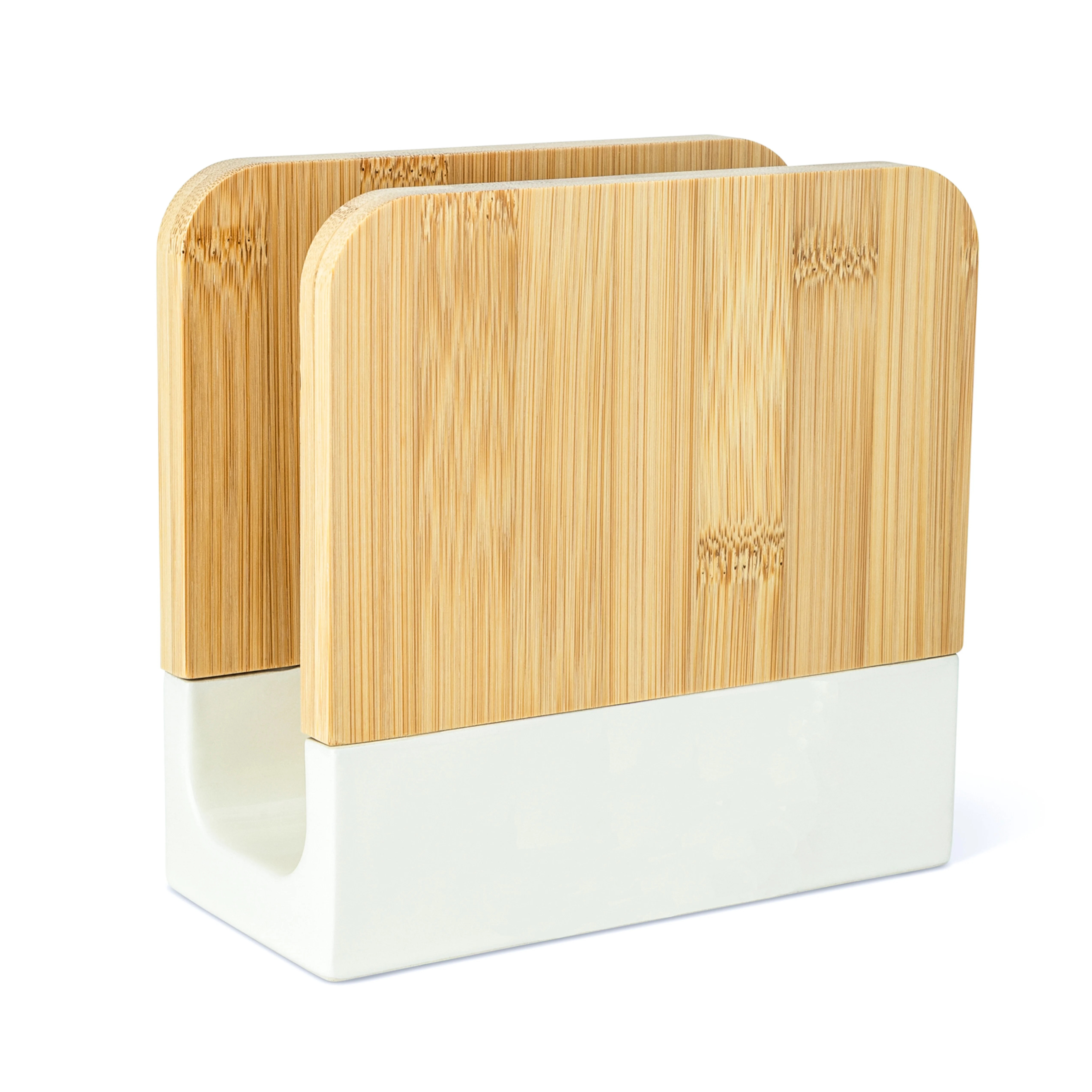 Thyme & Table Ceramic and Bamboo Napkin Holder - Walmart.com | Walmart (US)