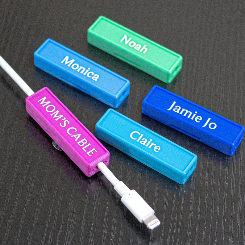 Snaptag Magnetic Personalized Charger Tag | Magnetic Base Included | Custom Cable Tag - Etsy | Etsy (US)
