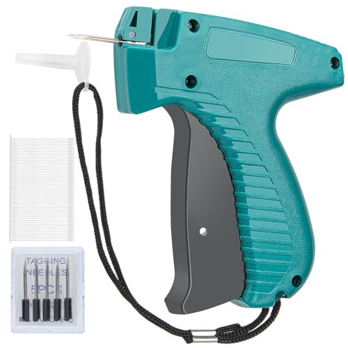 Awyzoit Tagging Gun for Clothing, Tag Attacher Gun for Standard Retail Price Tag, Tag Gun Kit with 5 Needles & 1600 Pcs 2 Inch Barbs Fasteners, Tagging Gun for Store Consignment, Garage Yard Sale | Amazon (US)