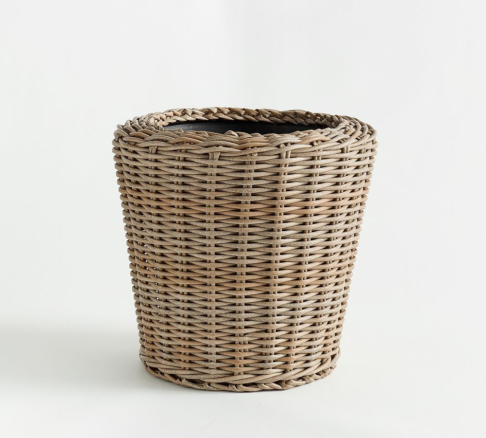 Monterey Woven Round Planters | Pottery Barn (US)