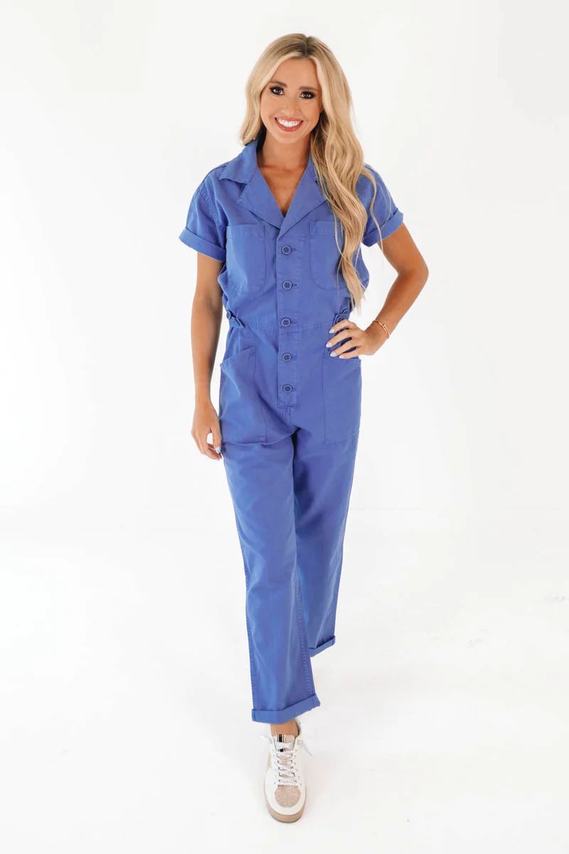 Pistola Grover Field Suit - Ocean Blue | The Impeccable Pig