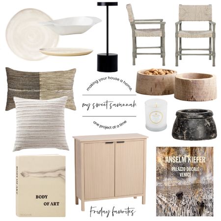 Friday favorites. 

Best sellers home decor, pottery barn, pottery barn decor, Etsy, vintage, dining chair, pillows, organic modern, rechargeable lamp, cordless lamp, cabinet, outdoor dishes, stoneware, wood bowls, soapstone, candle. 

#LTKstyletip #LTKFind #LTKhome