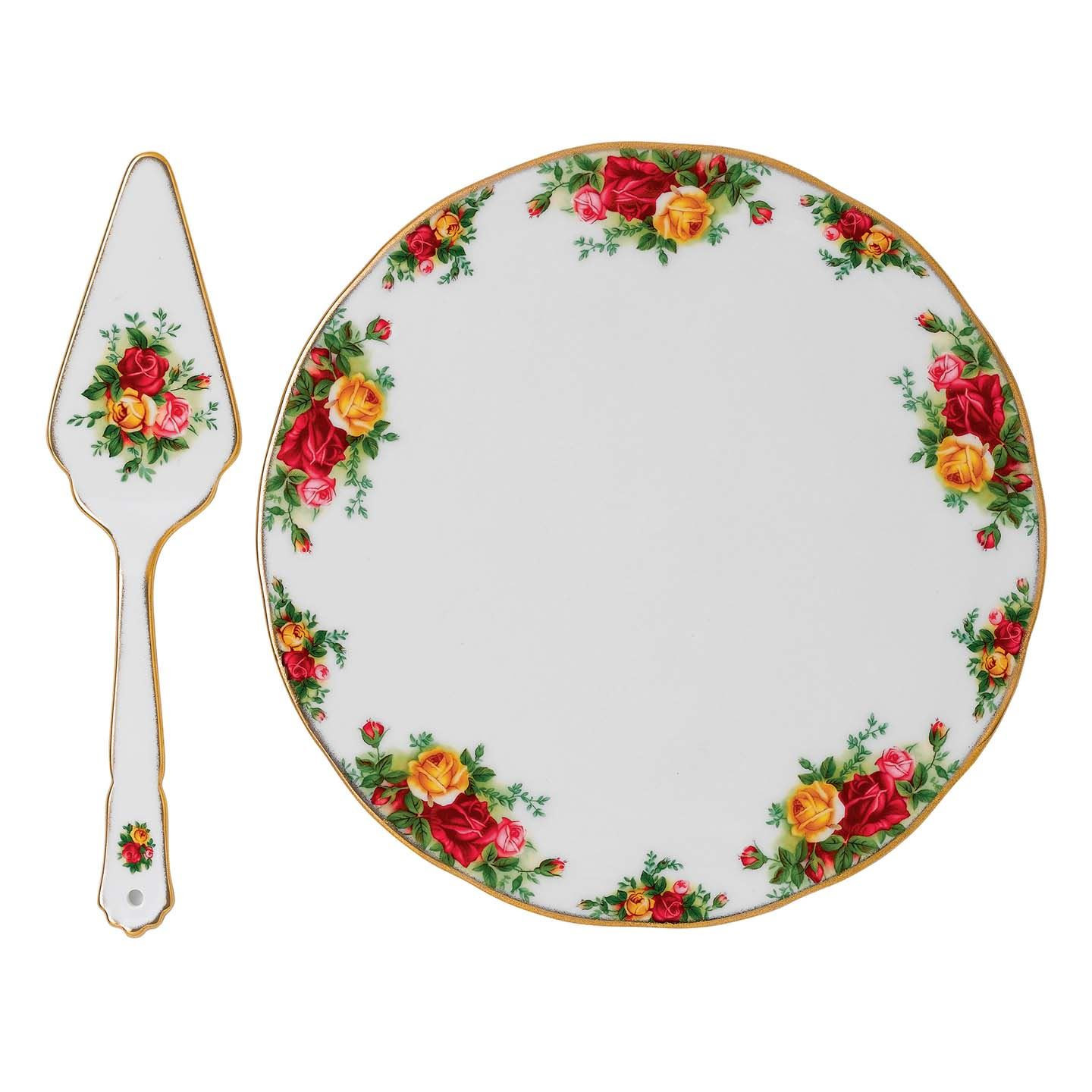 Royal Albert Old Country Roses Cake Plate & Server | Royal Albert | Wedgwood