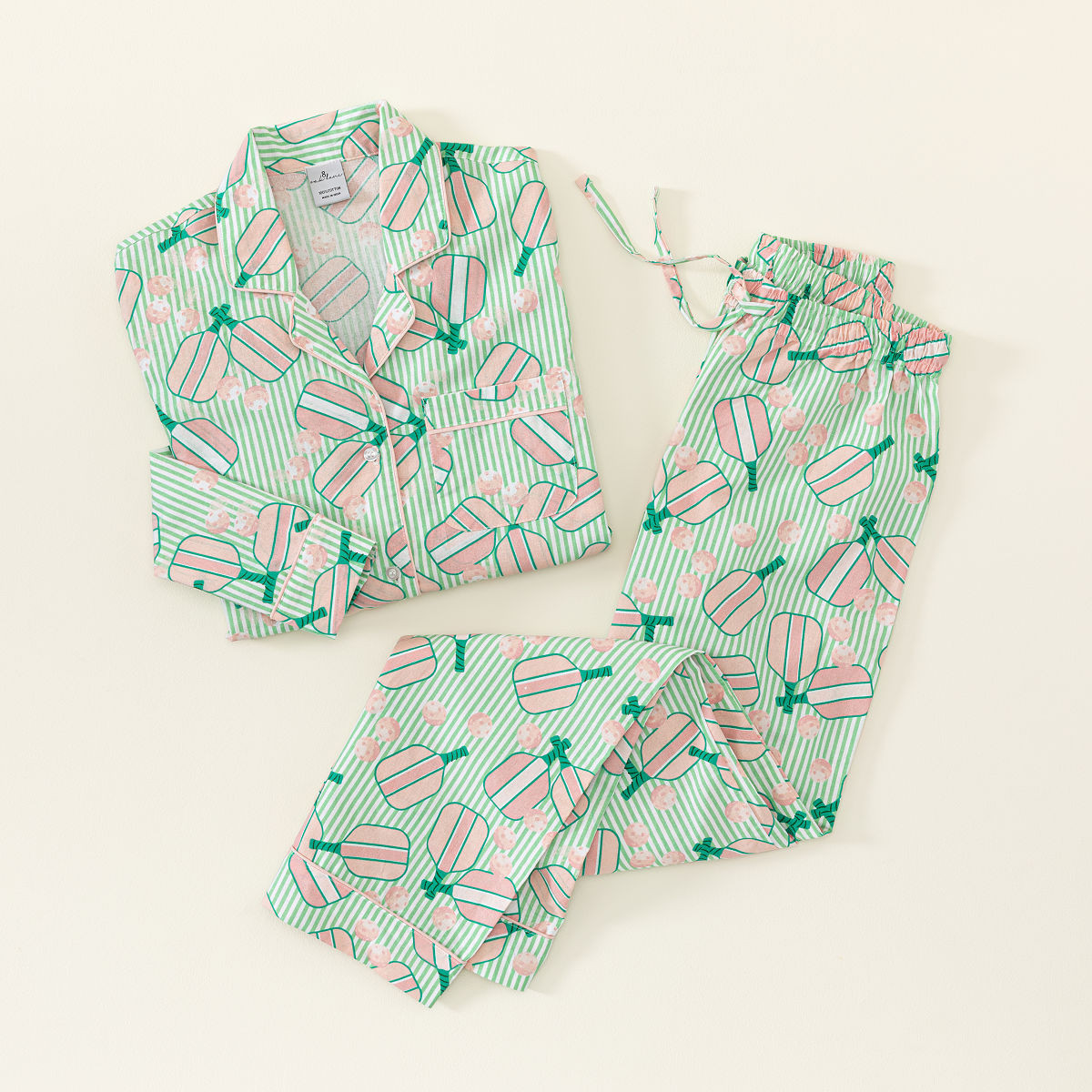 Always Dreaming of Pickleball Pajama Set | UncommonGoods